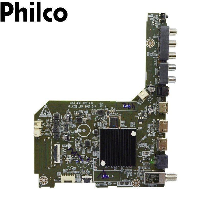 PLACA PRINCIPAL PHILCO PTV32G70 PTV32G70RCH JUC7.820.00261938 VERSÃO B ...